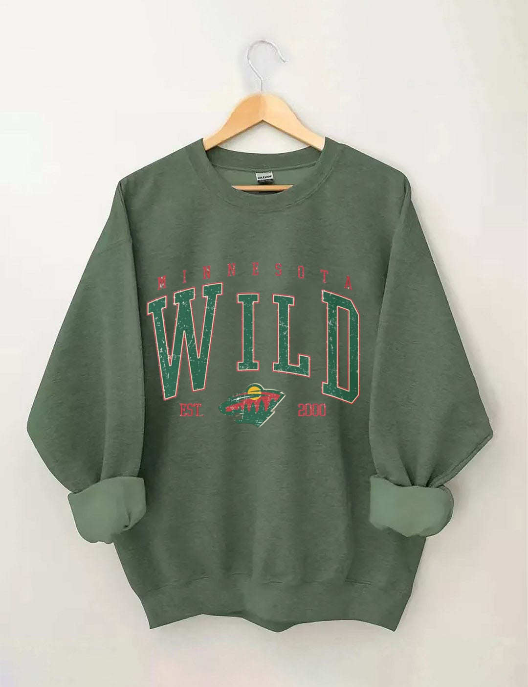 Retro Minnesota Wild Sweatshirt