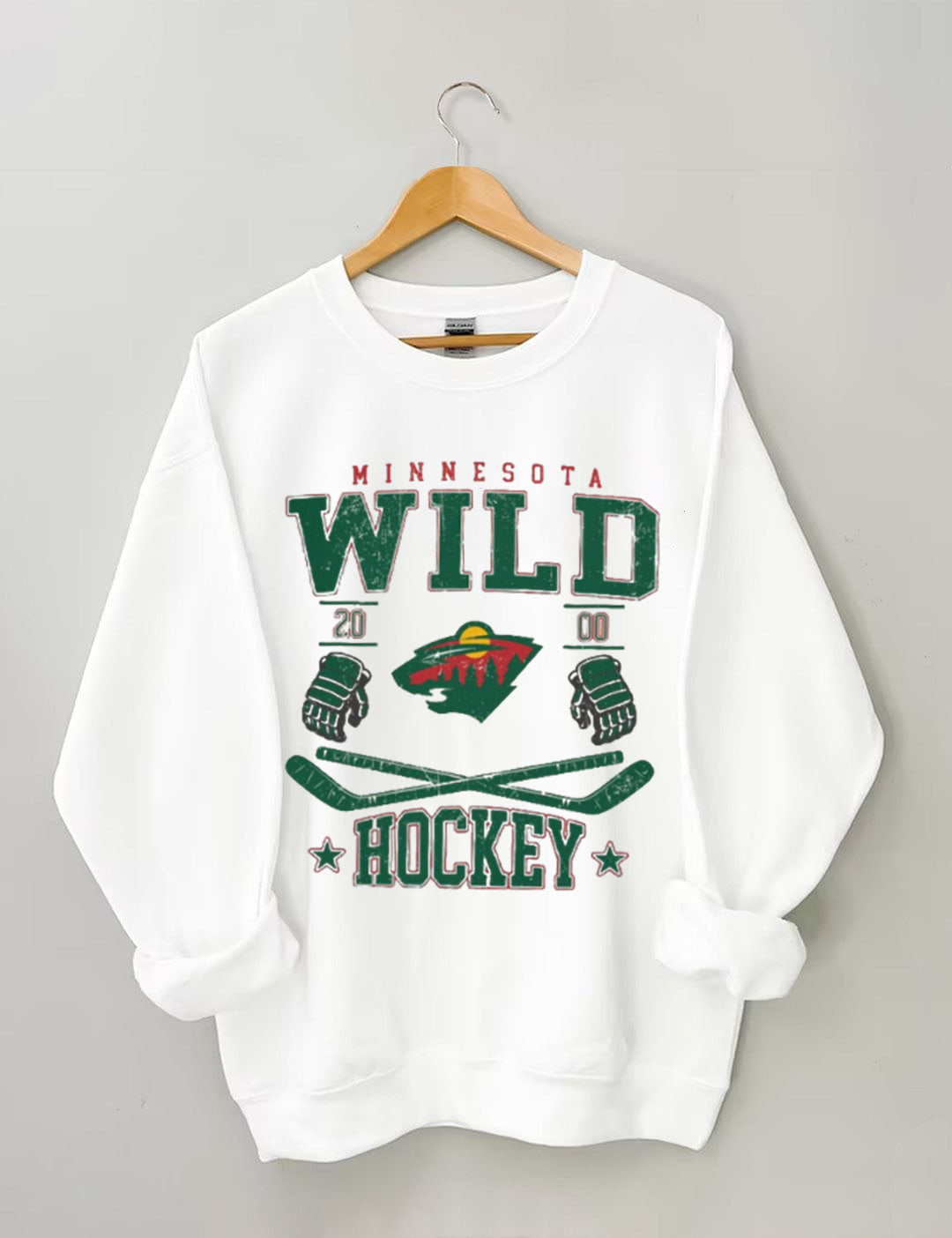 Vintage Minnesota Wild Hockey Sweatshirt