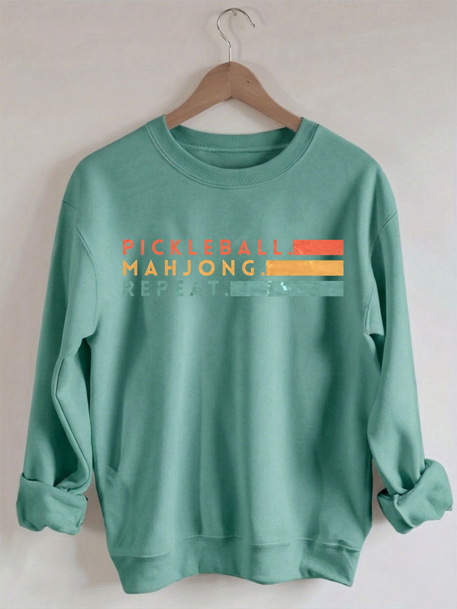 Comfort Colors Pickleball Mahjong Repeat Sweatshirt