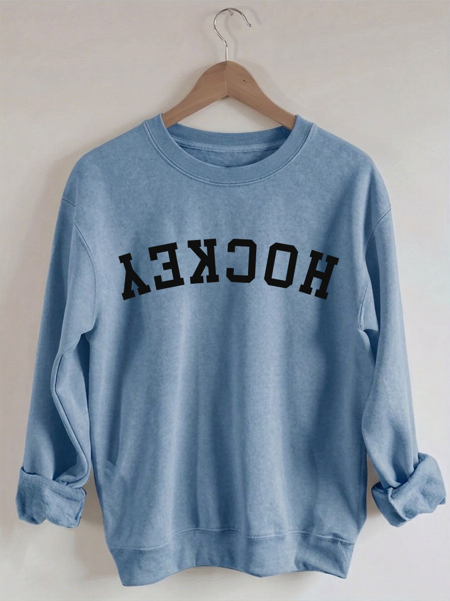 Comfort Colors Upside Down Hockey Sweatshirt