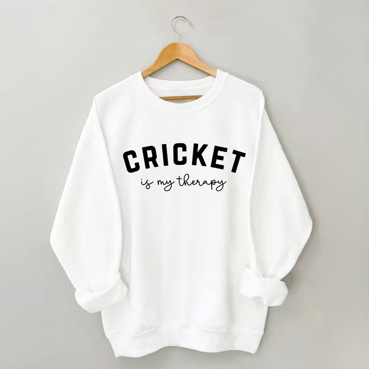 Cricket Is My Therapy Sweatshirt