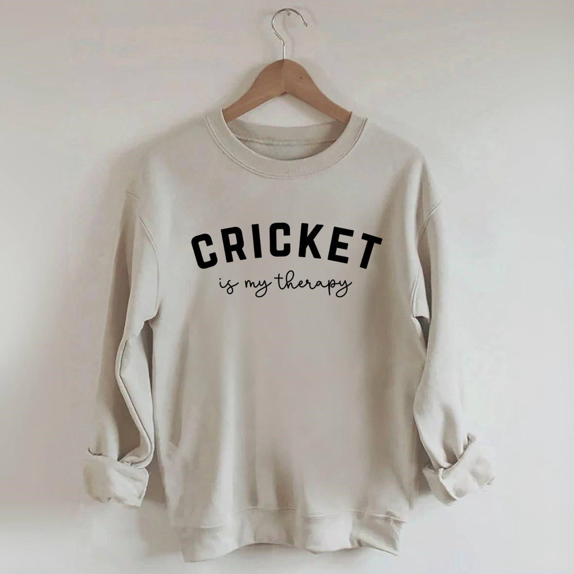 Cricket Is My Therapy Sweatshirt