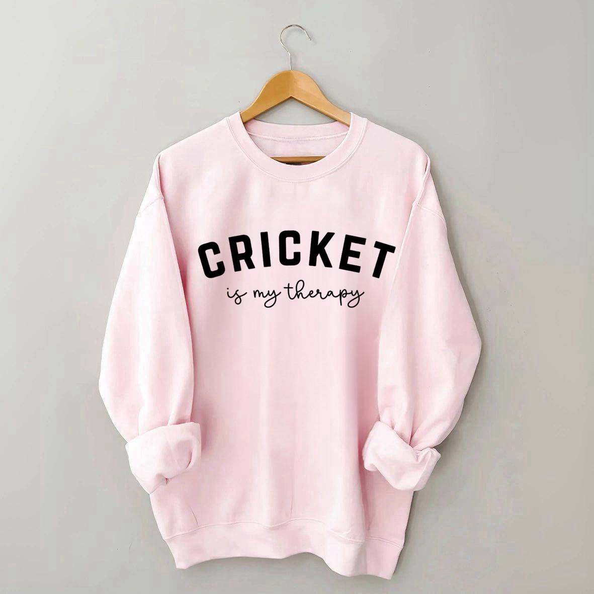 Cricket Is My Therapy Sweatshirt