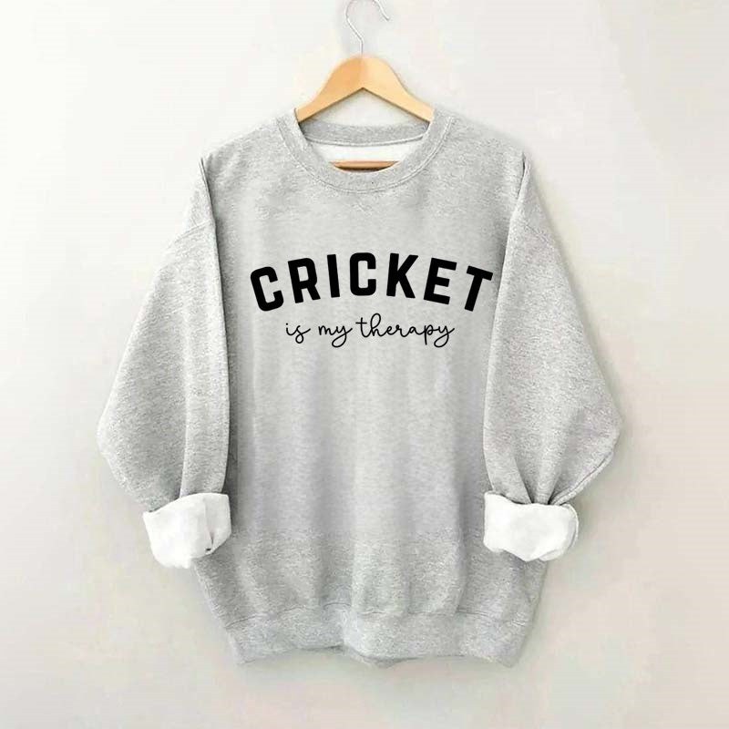 Cricket Is My Therapy Sweatshirt