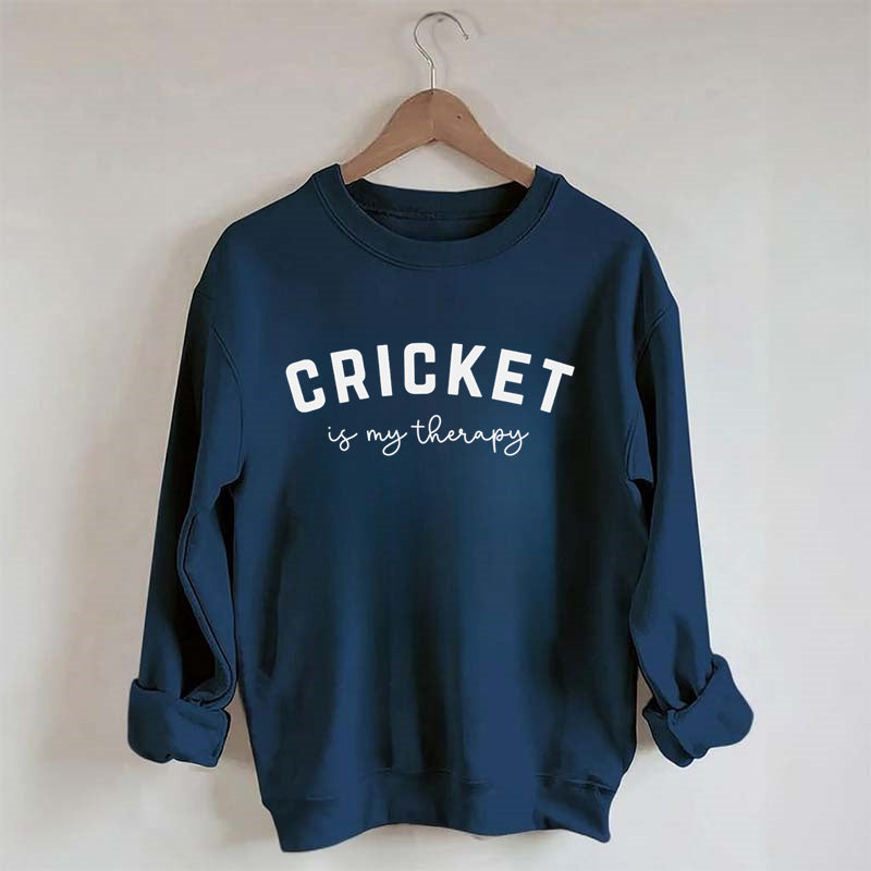 Cricket Is My Therapy Sweatshirt