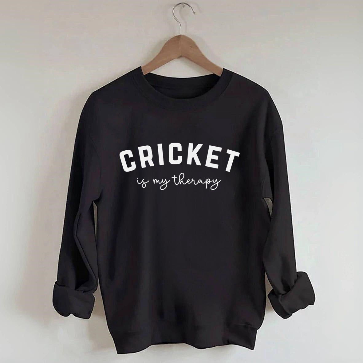 Cricket Is My Therapy Sweatshirt