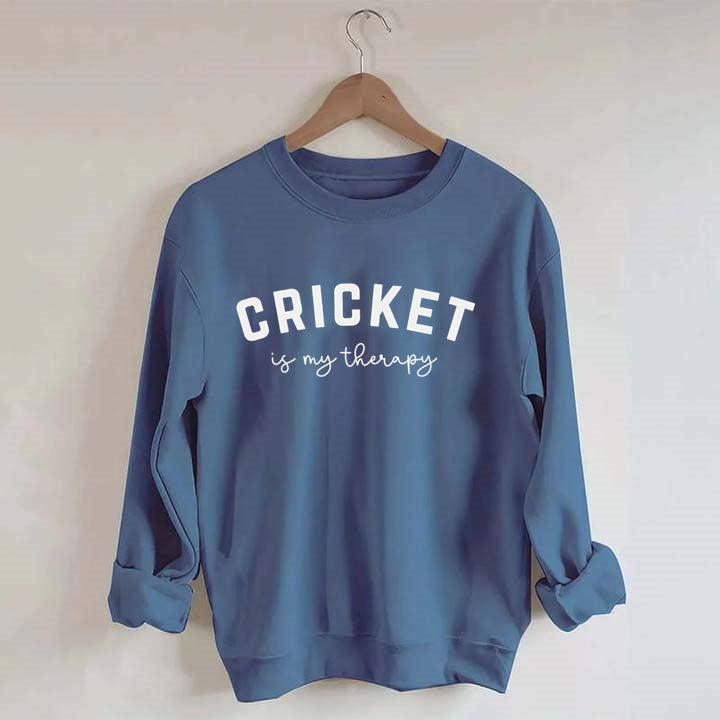 Cricket Is My Therapy Sweatshirt