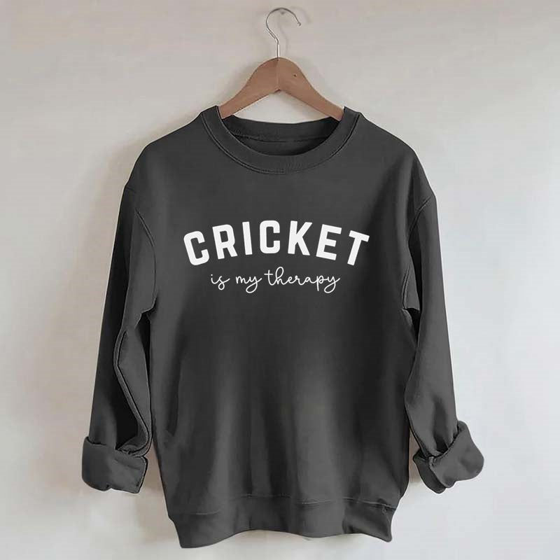 Cricket Is My Therapy Sweatshirt