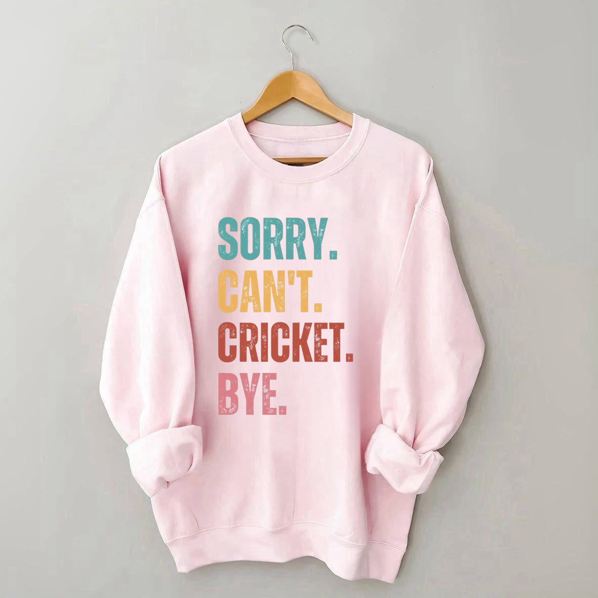 Sorry Can¡¯t Cricket Bye Sweatshirt