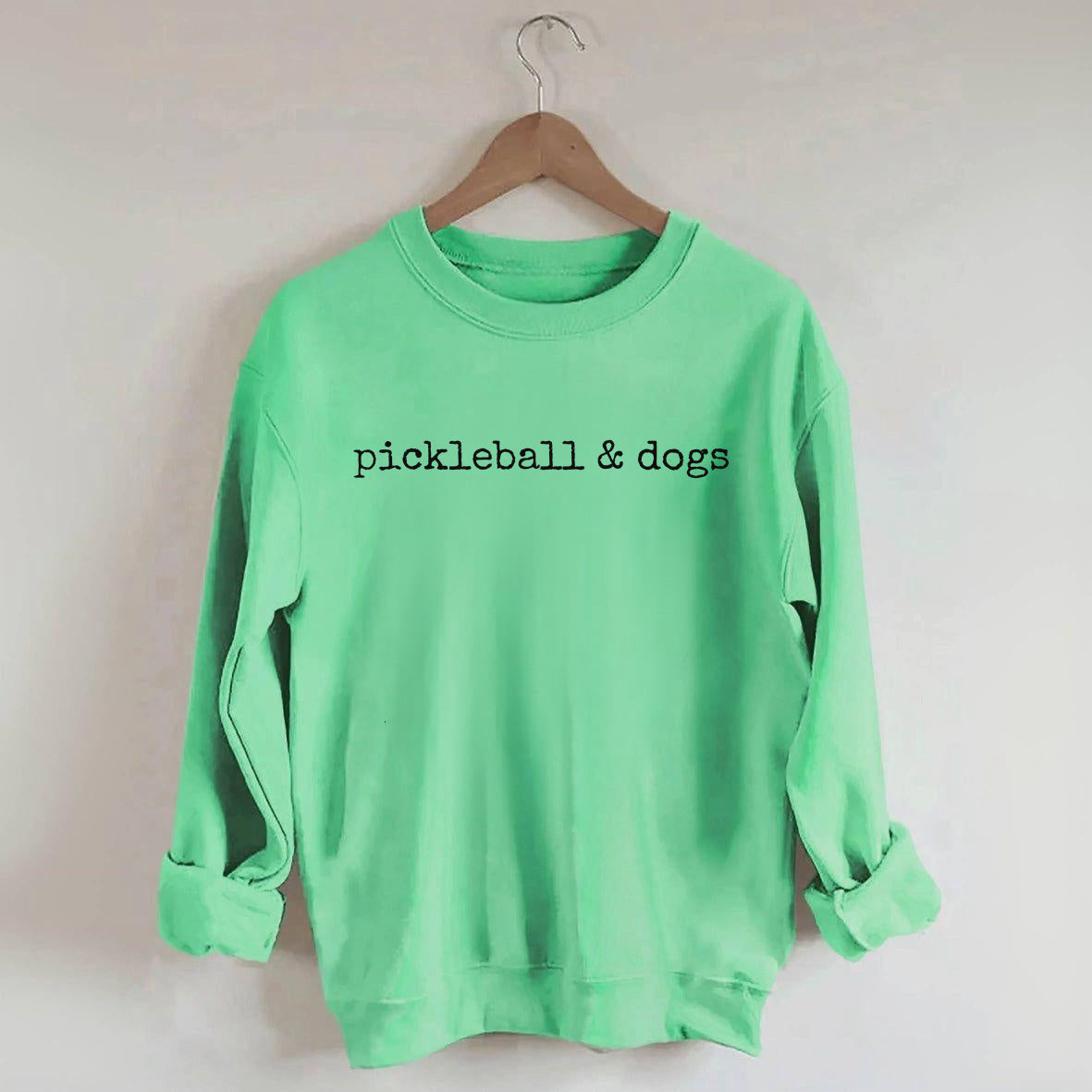 Pickleball and dogs Sweatshirt