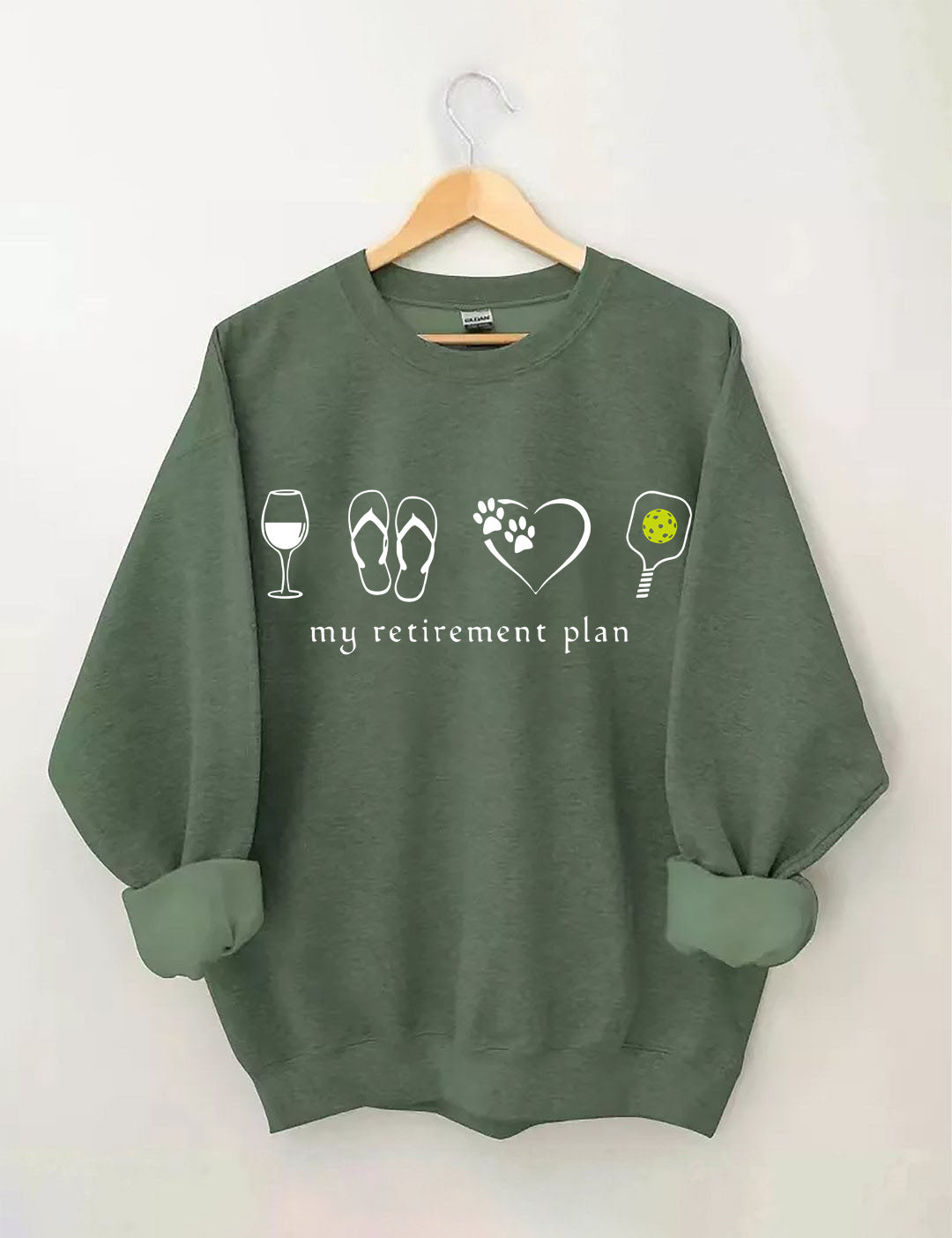My Retirement Schedule. Funny Pickleball Retirement Sweatshirt