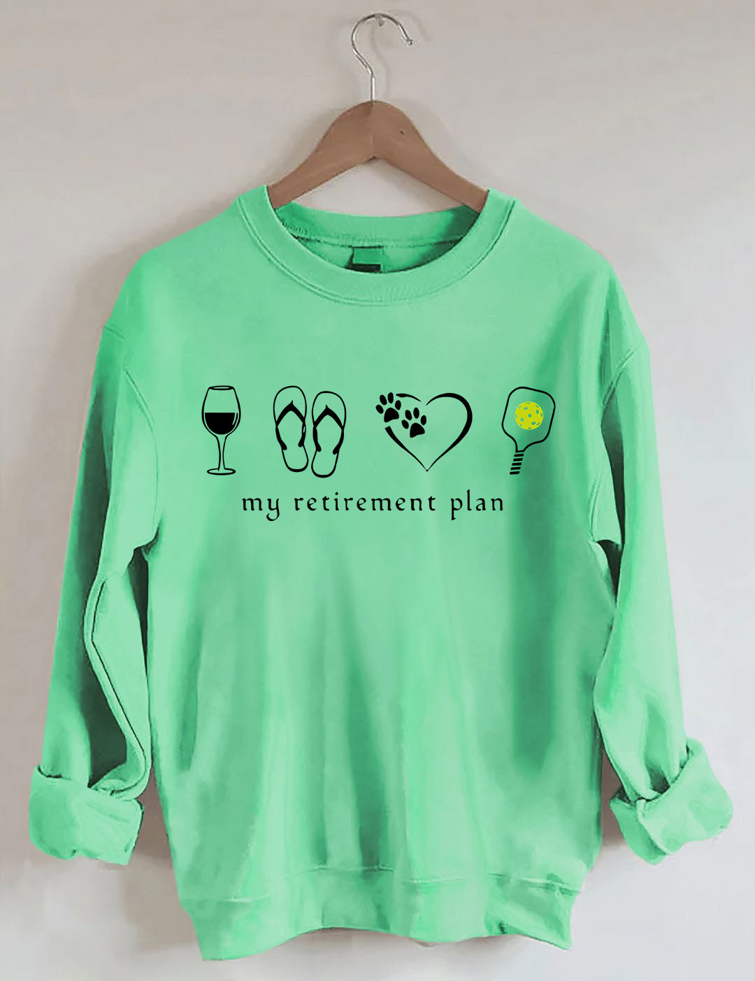 My Retirement Schedule. Funny Pickleball Retirement Sweatshirt
