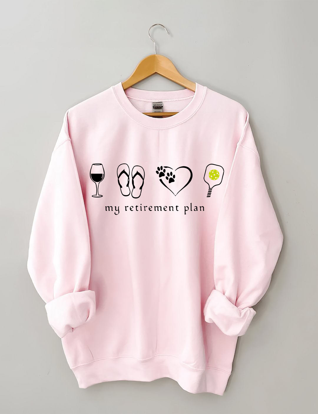 My Retirement Schedule. Funny Pickleball Retirement Sweatshirt
