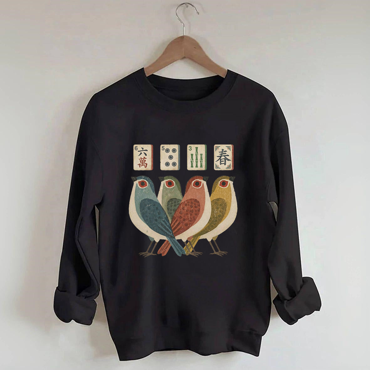 Retro Bird Bam Tile Sweatshirt
