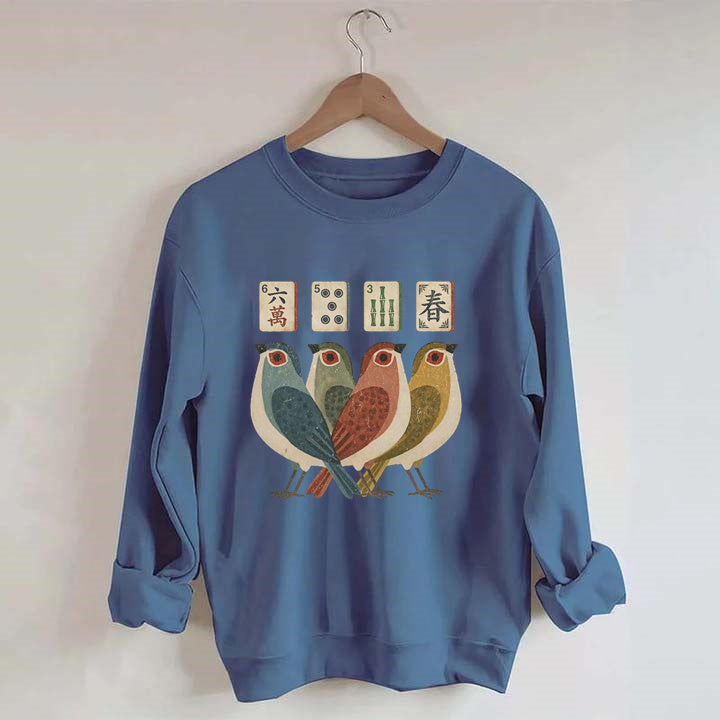Retro Bird Bam Tile Sweatshirt