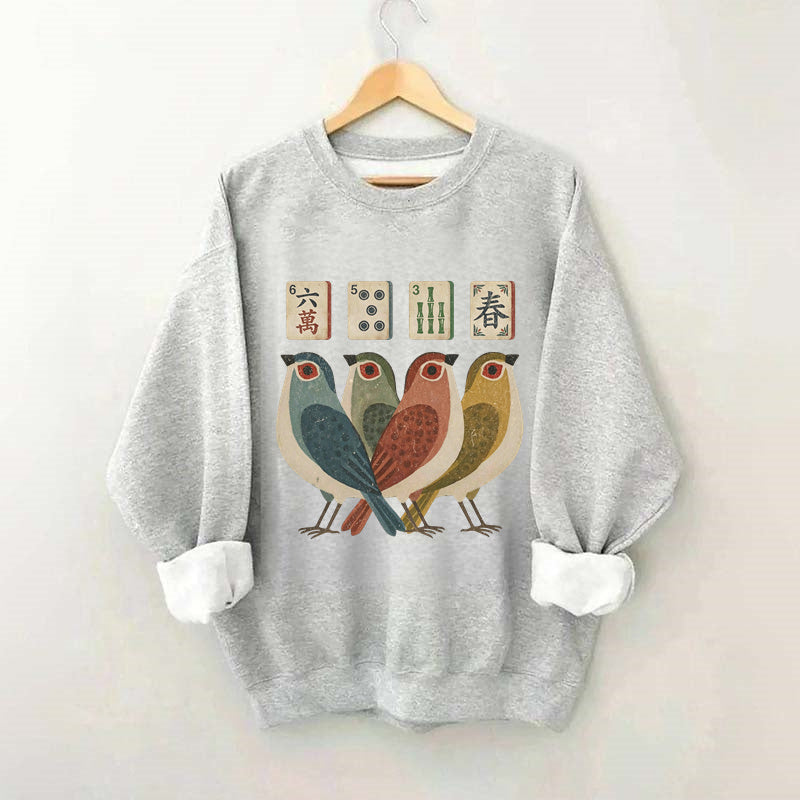 Retro Bird Bam Tile Sweatshirt
