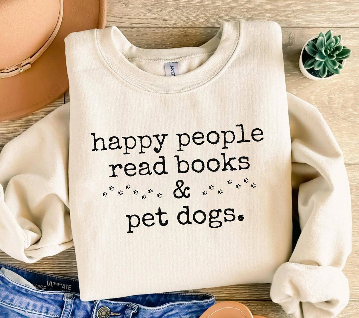 Happy People Play Mahjong&Pet Dogs Sweatshirt