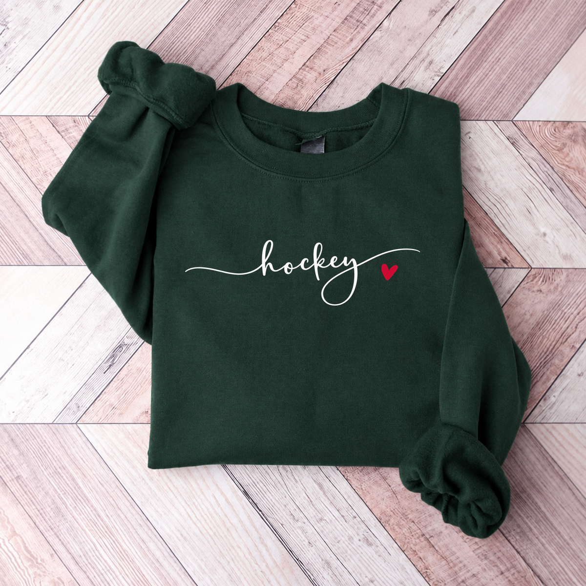 Cute Minimalistic Hockey Sweatshirt