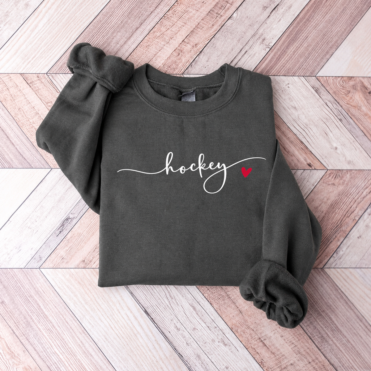 Cute Minimalistic Hockey Sweatshirt