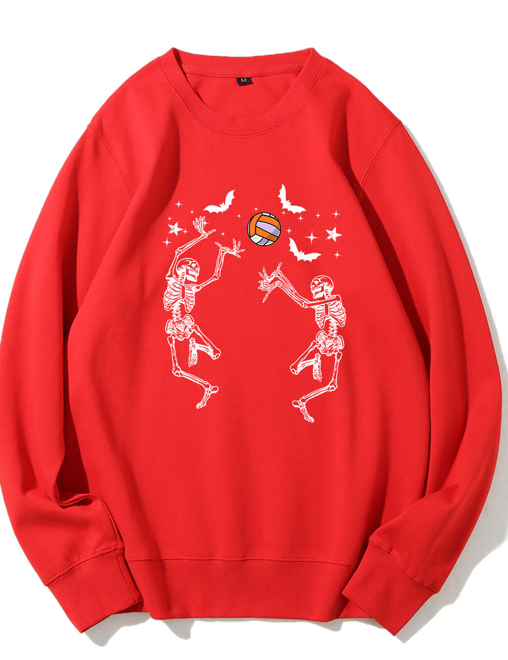 Dancing Skeletons Funny Halloween Volleyball Sweatshirt