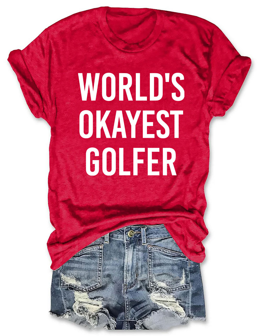 World's Okayest Golfer T-shirt