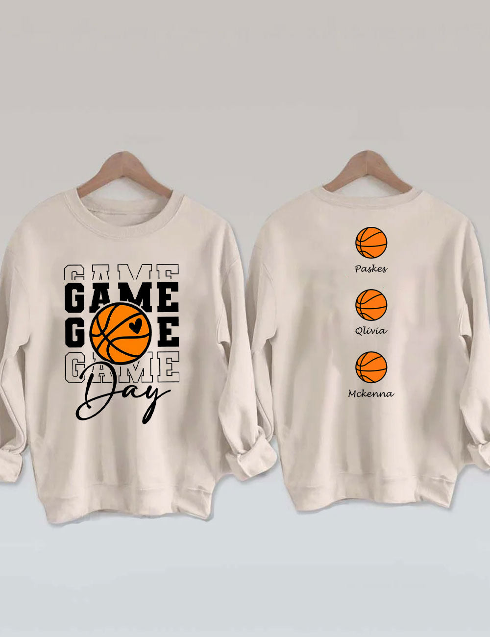 Custom Basketball Game Day Sweatshirt