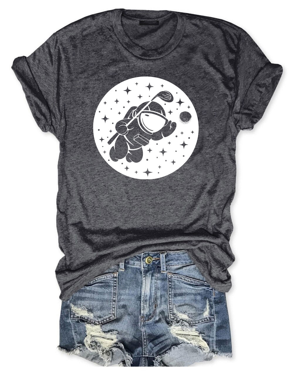 Golfing In Space T-shirt