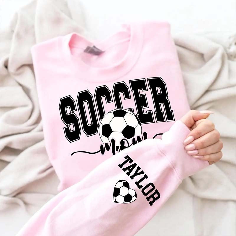 Custom Name Soccer Mom Sweatshirt