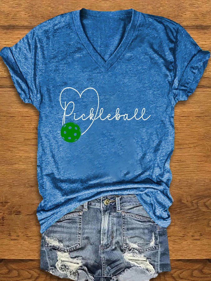 Women's Pickleball Print T-Shirt