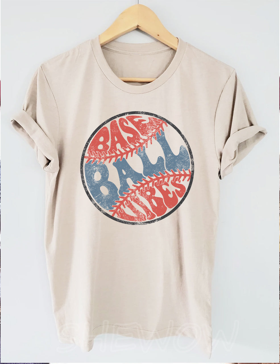 Retro Baseball Vibes T-shirt