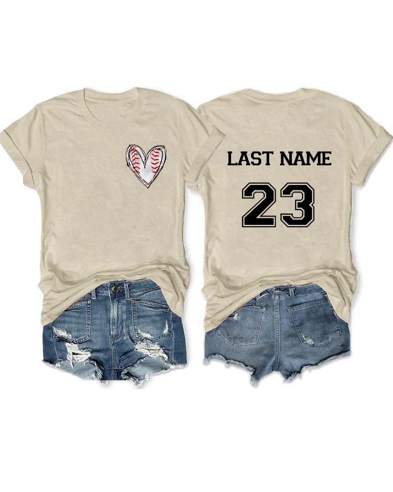 Personalized Baseball T-Shirt