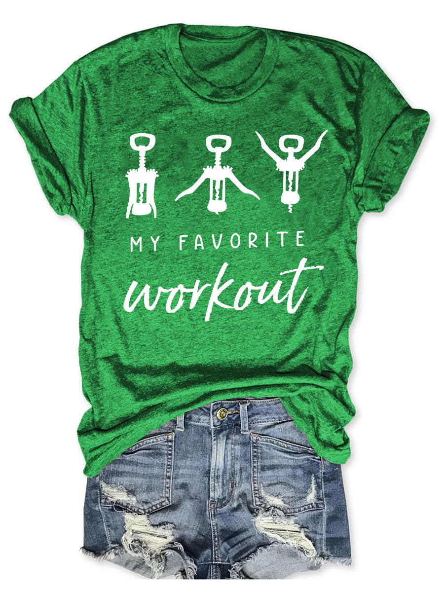 Wine Workout T-shirt