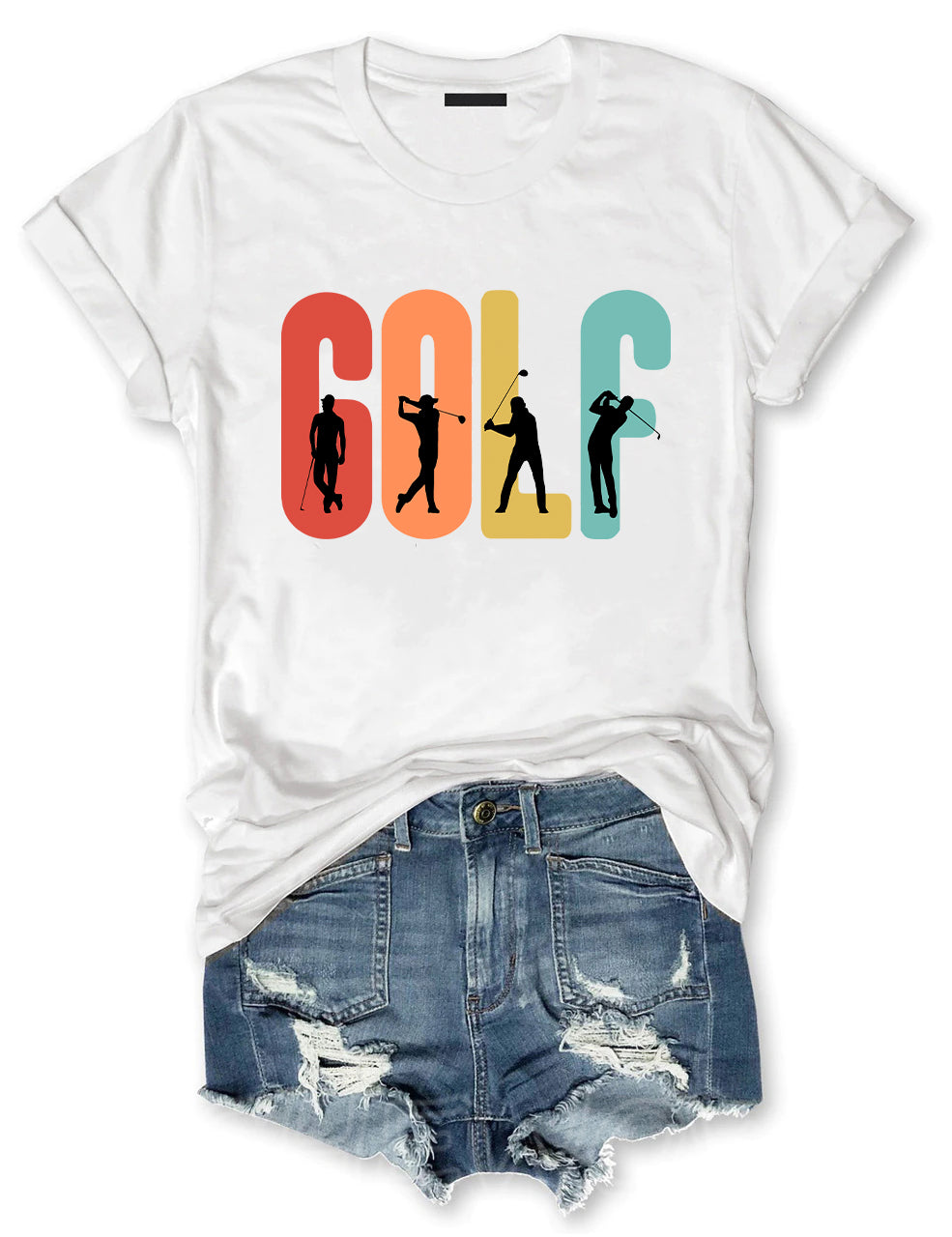 Rainbow Golf T-shirt