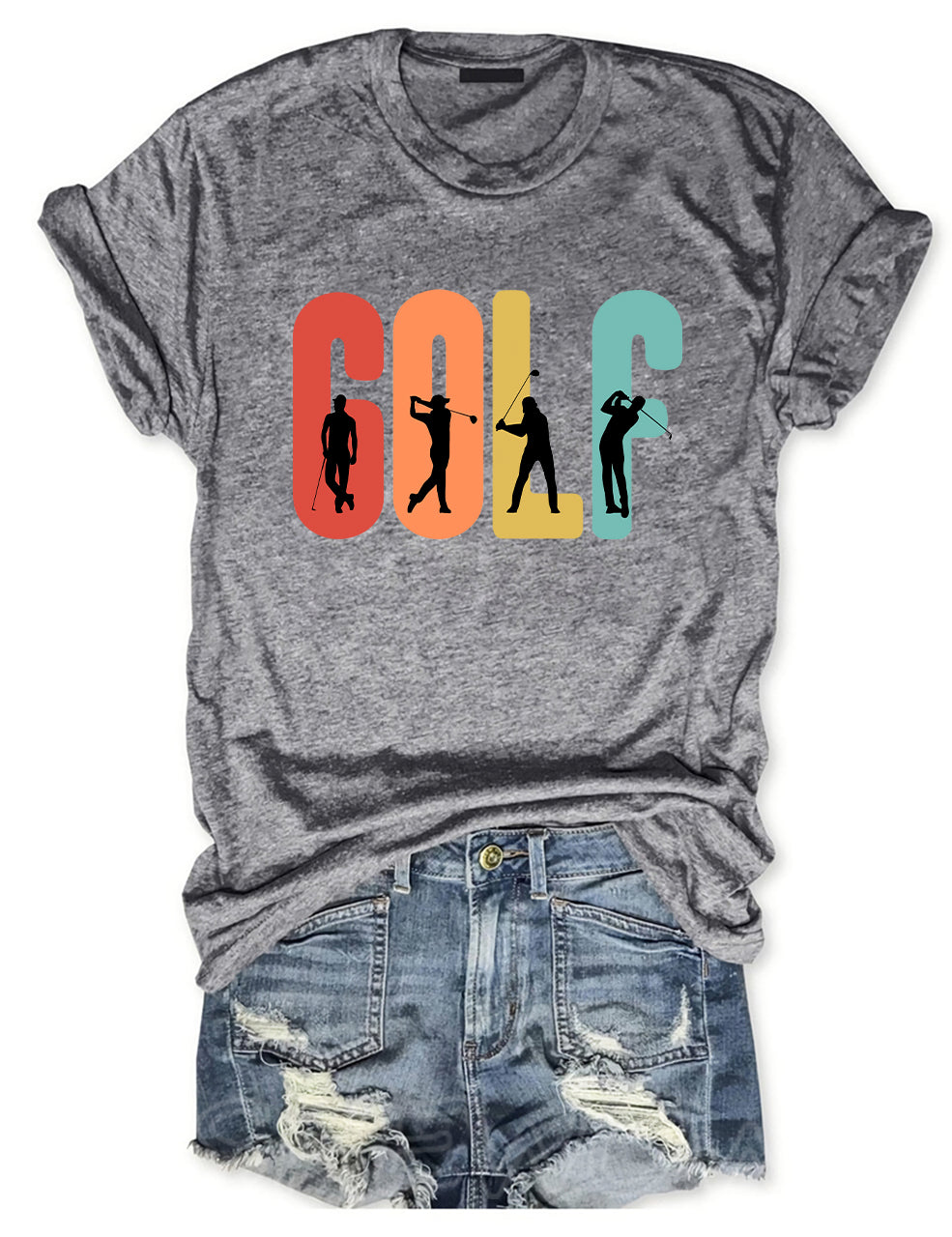 Rainbow Golf T-shirt