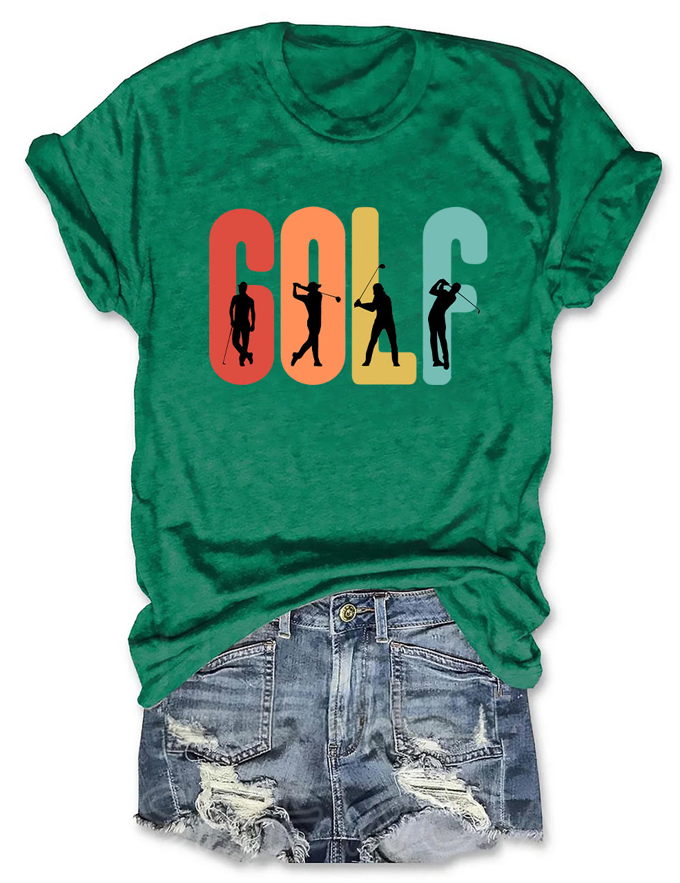 Rainbow Golf T-shirt
