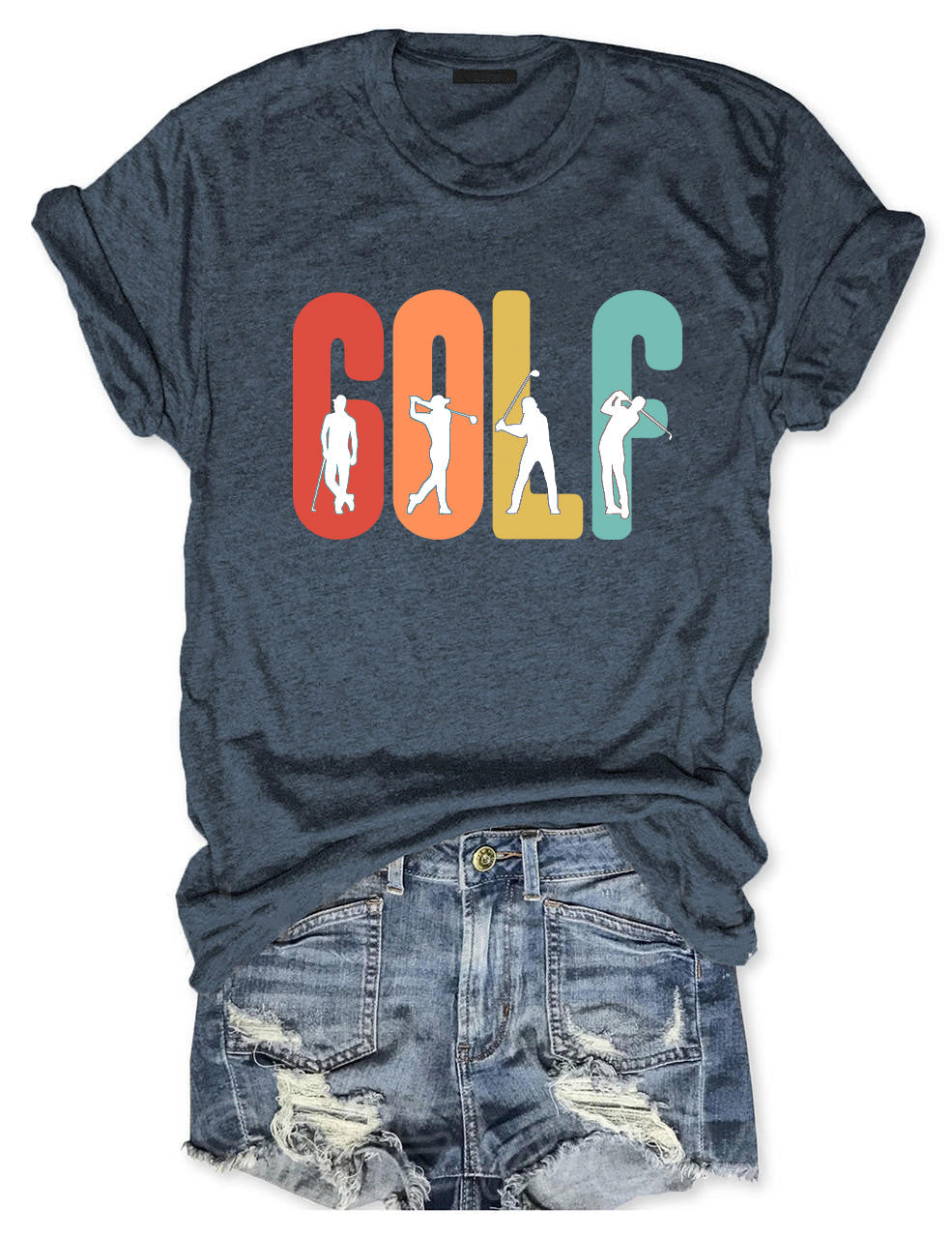 Rainbow Golf T-shirt