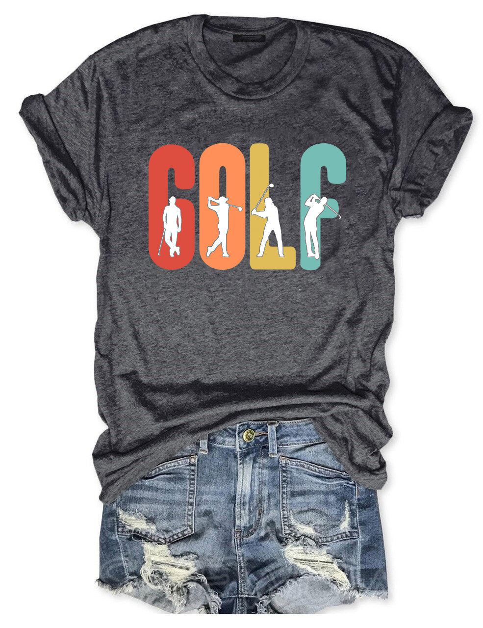 Rainbow Golf T-shirt