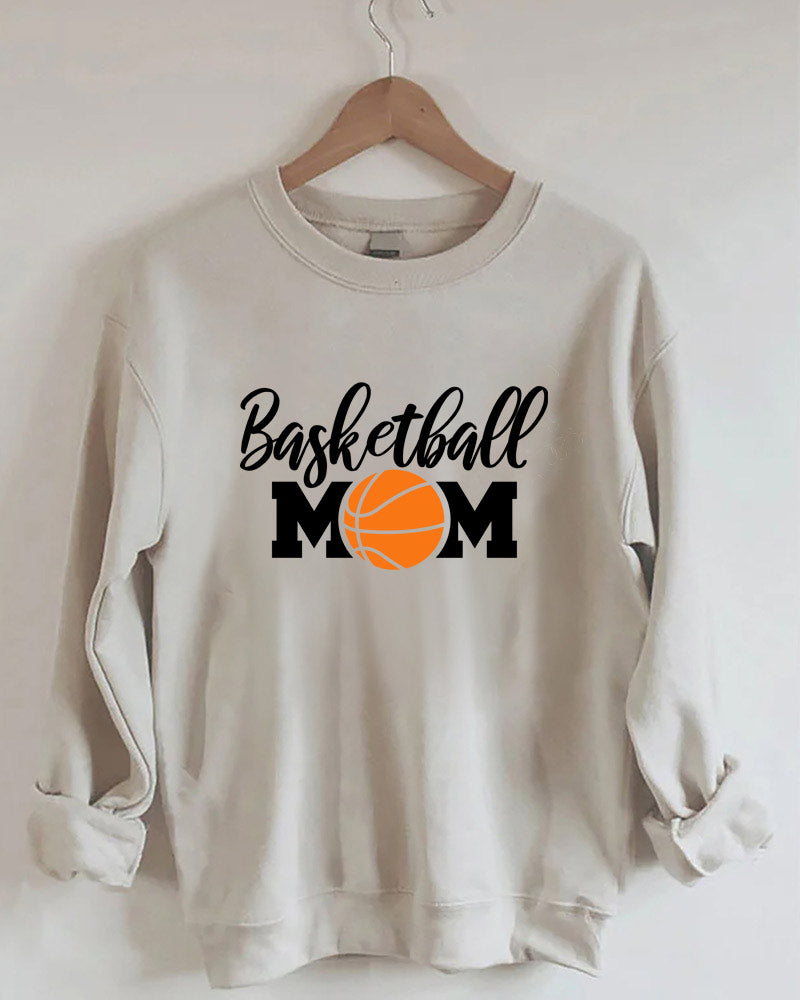 Basketball Mom Graphic Sweatshirt