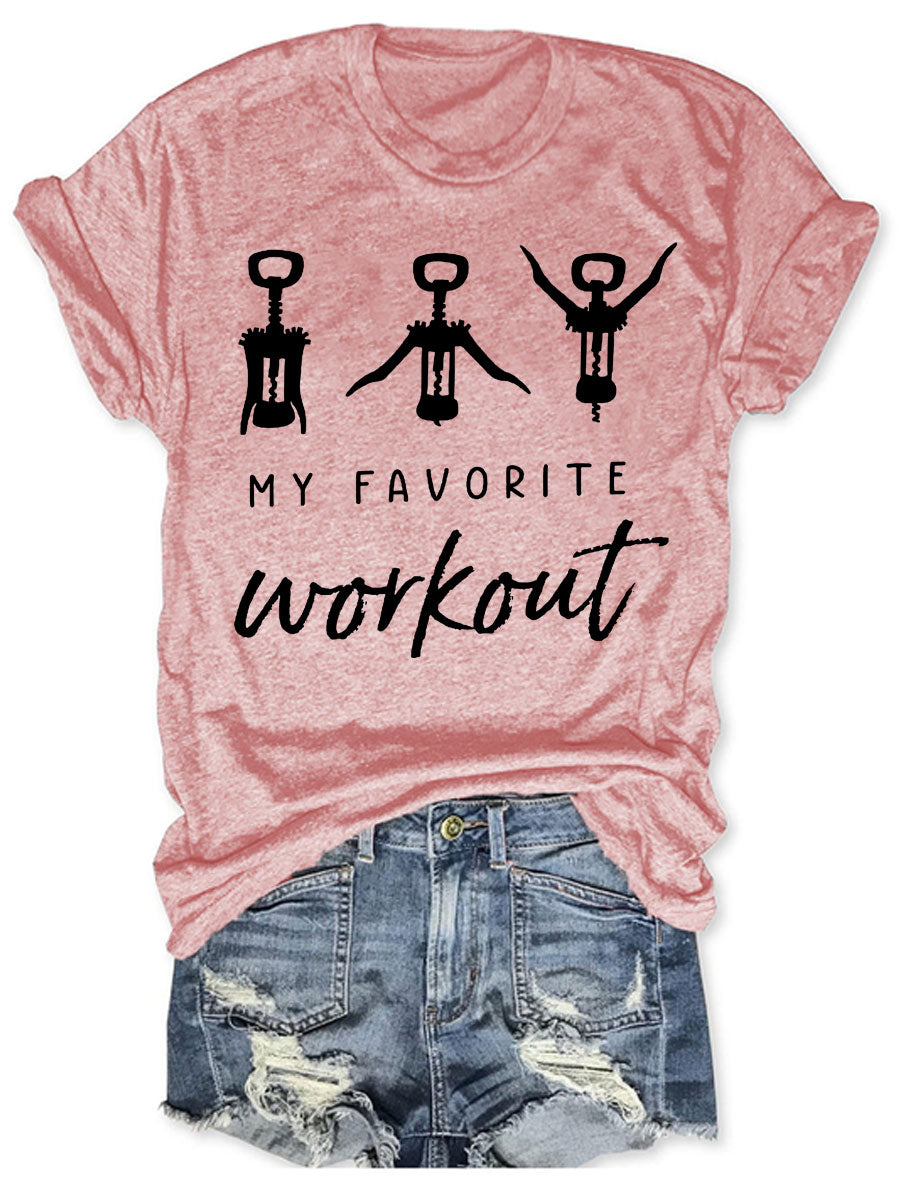 Wine Workout T-shirt