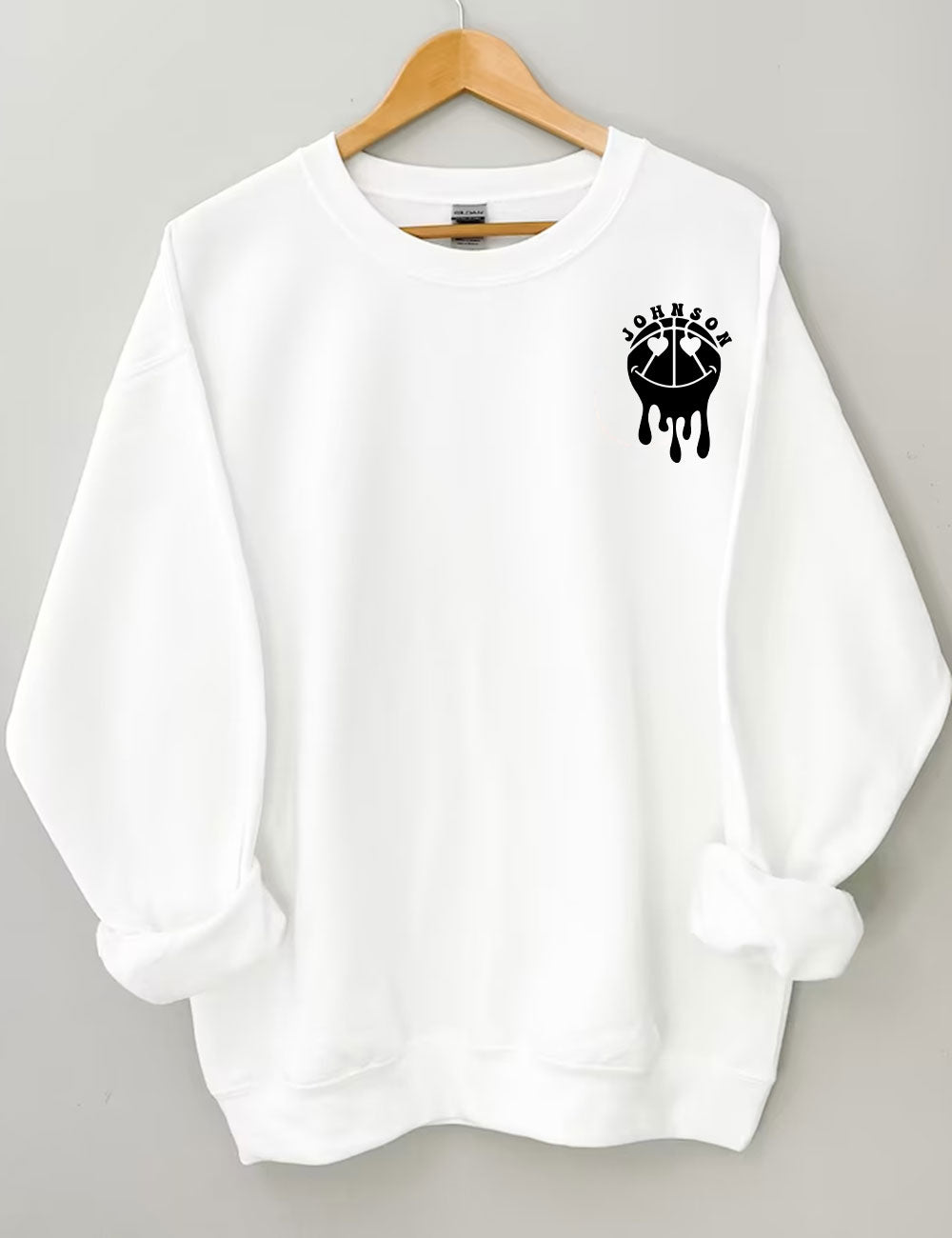 Somebody's Loud And Proud Custom Name Basketball Mama Sweatshirt