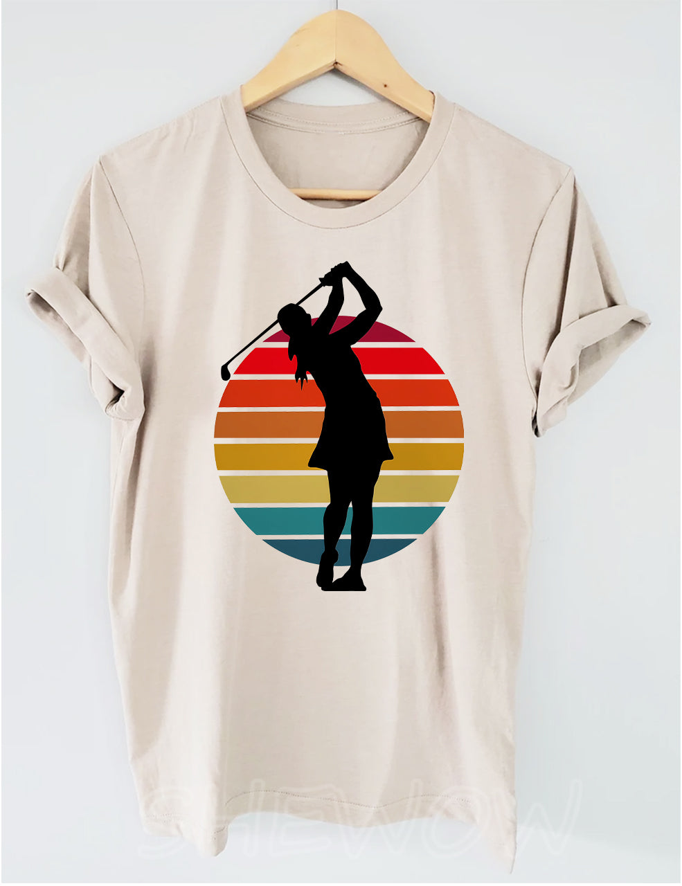 Rainbow Golf T-shirt