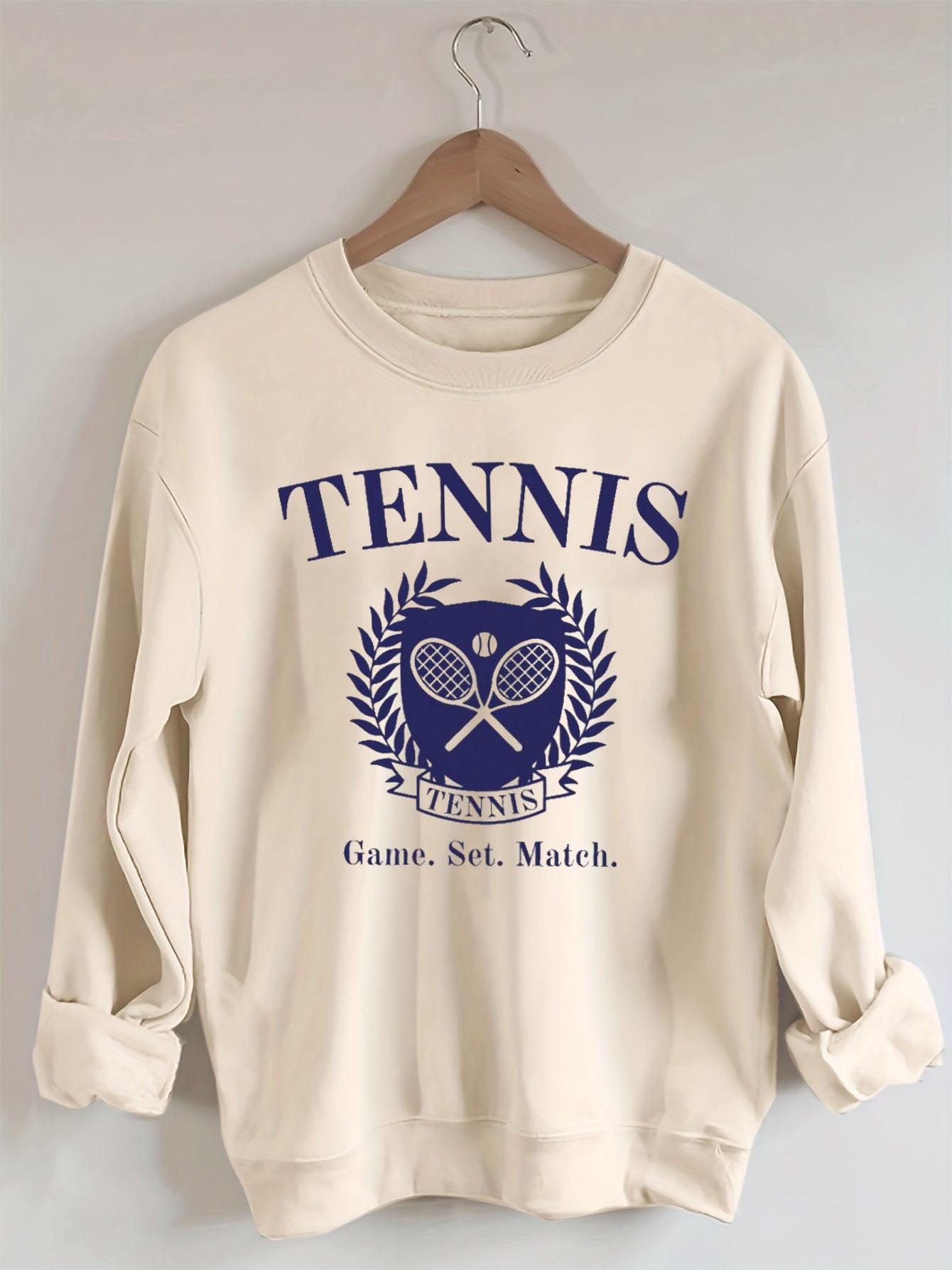 Tennis Game. Set. Match. Sweatshirt