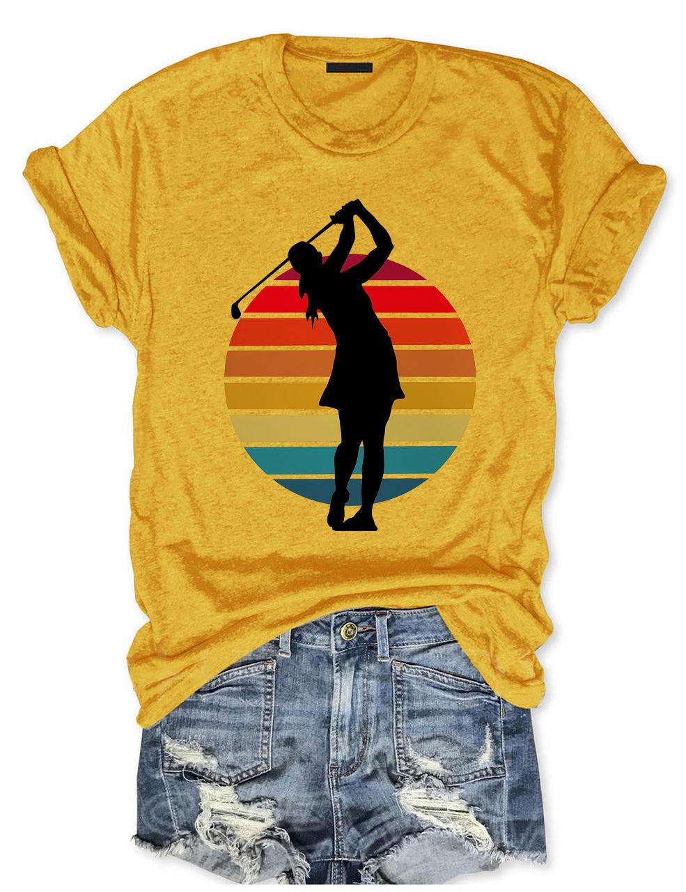 Rainbow Golf T-shirt