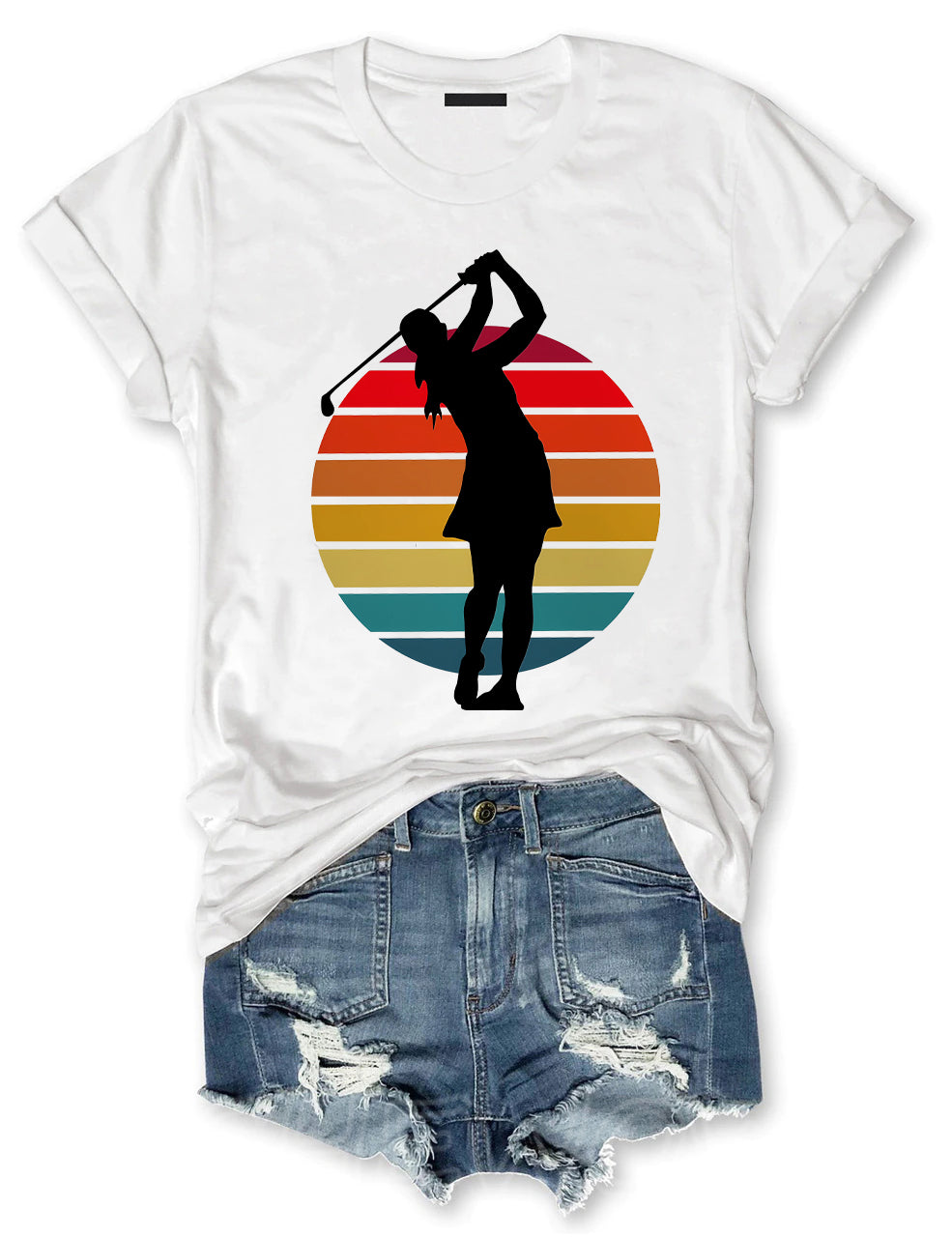 Rainbow Golf T-shirt