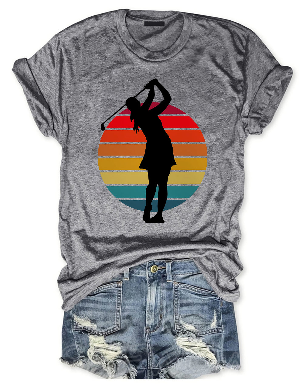 Rainbow Golf T-shirt