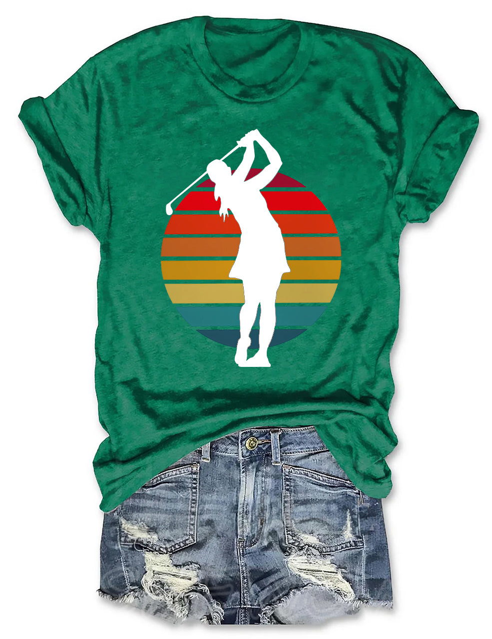 Rainbow Golf T-shirt