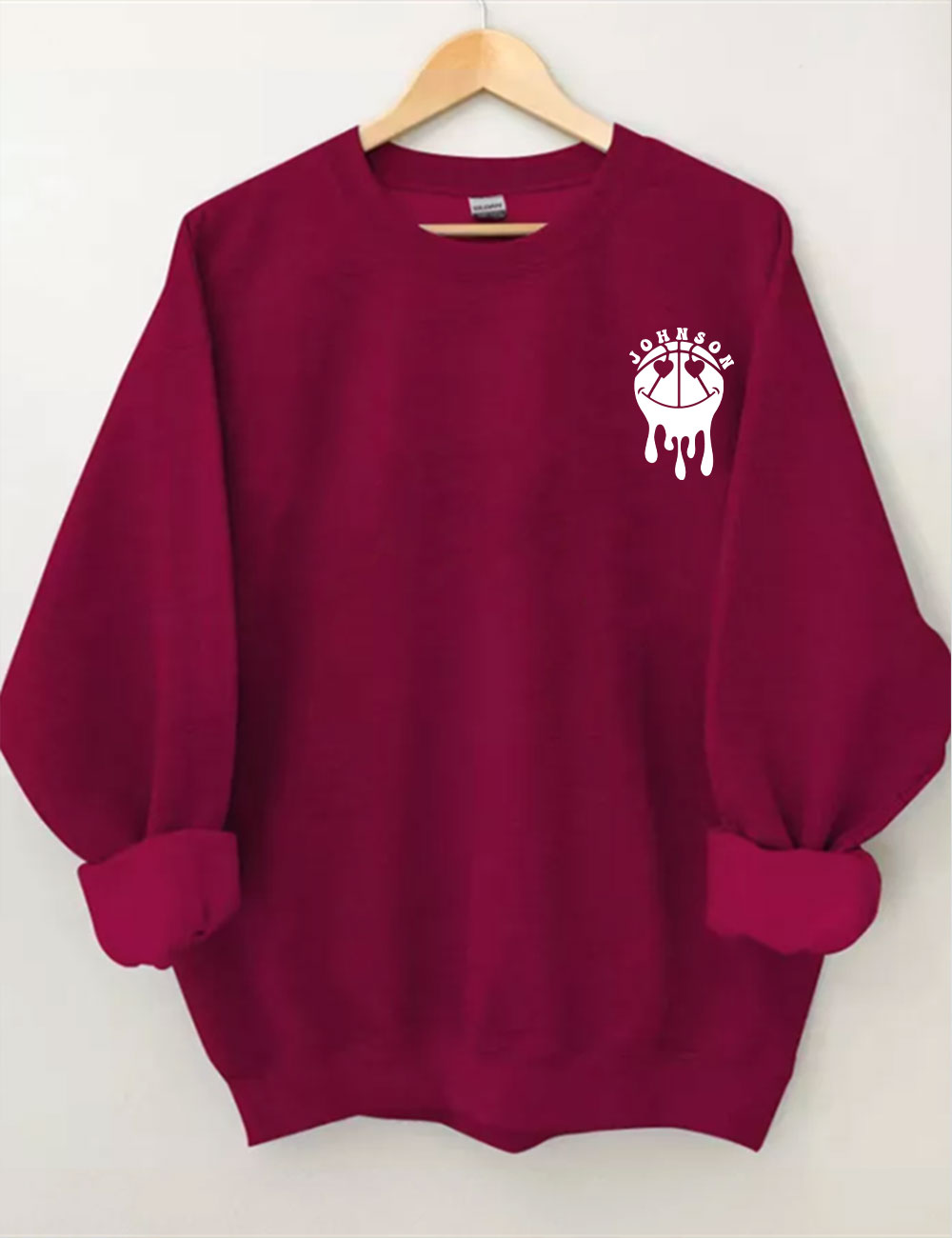 Somebody's Loud And Proud Custom Name Basketball Mama Sweatshirt