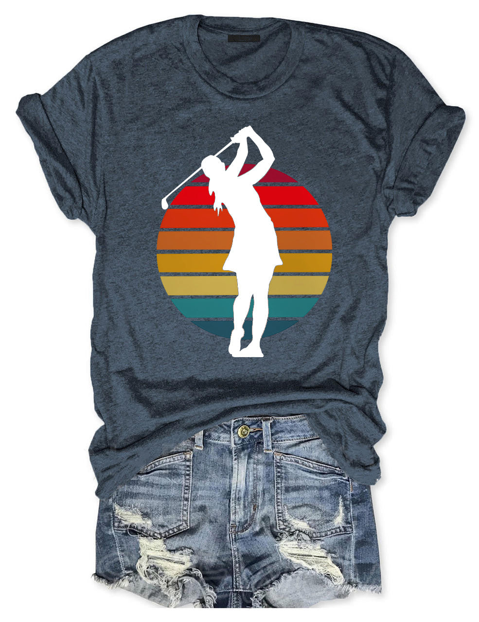 Rainbow Golf  T-shirt