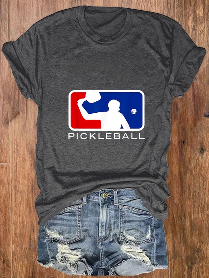 Women's Funny Pickleball Lover Printed T-Shirt