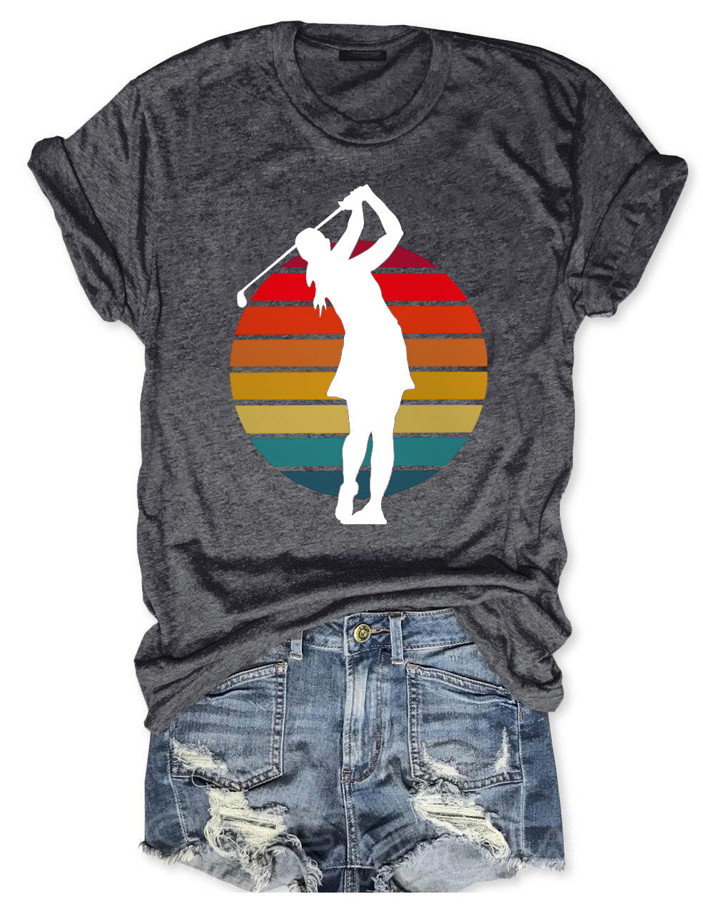 Rainbow Golf T-shirt